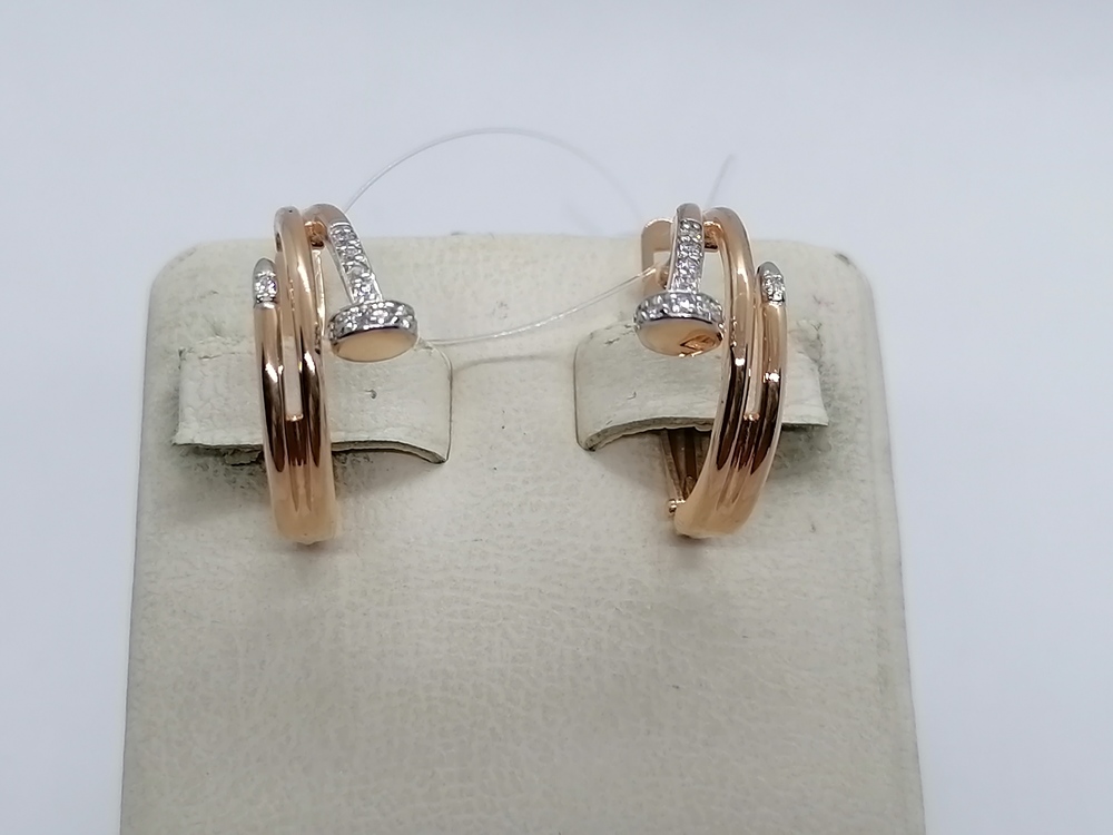 СЕРЬГИ С КАМНЯМИ (Au 585)