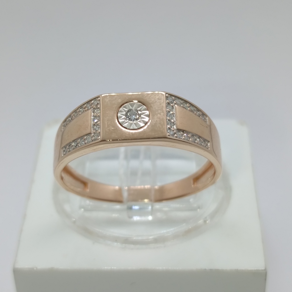 КОЛЬЦО БРИЛЛИАНТ Au 585