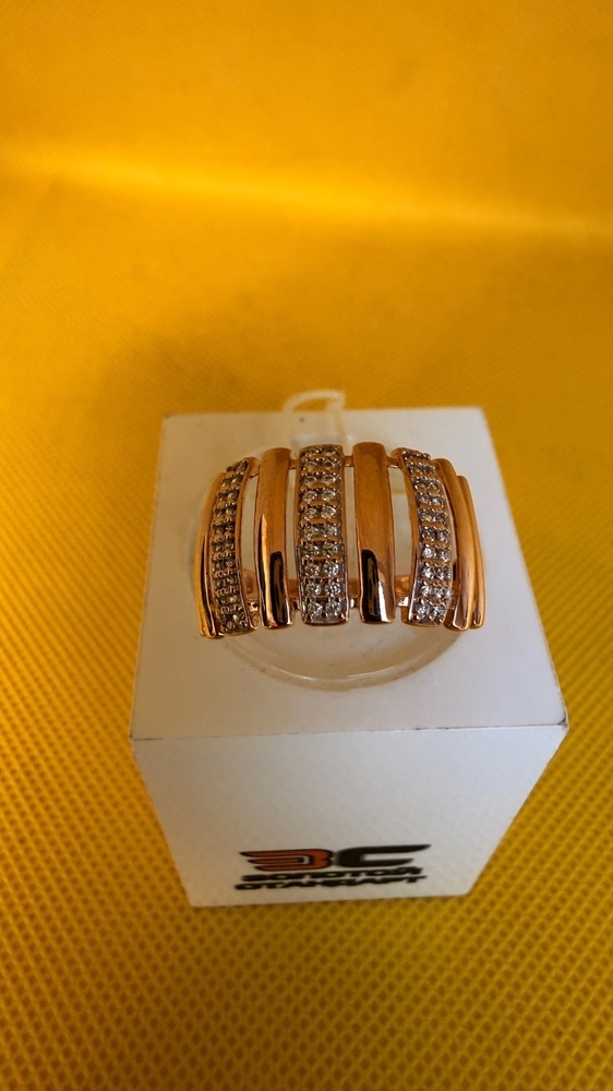 КОЛКМИ585 КОЛЬЦО С КАМНЯМИ (Au 585)