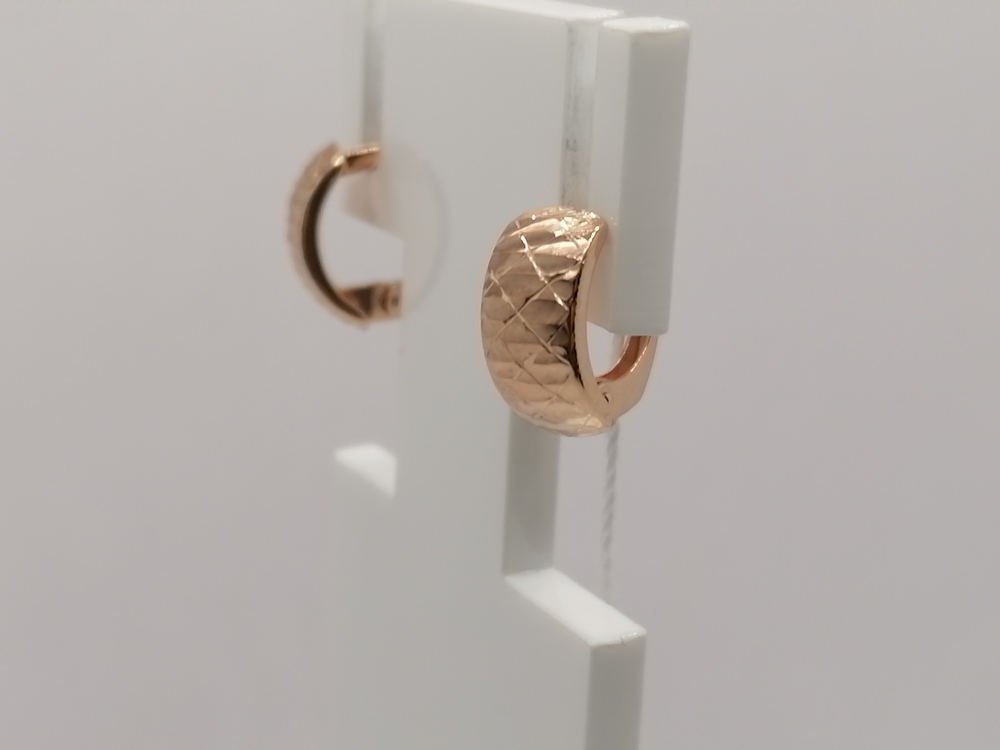 СЕРЬГИ БЕЗ КАМНЯ (Au 585)