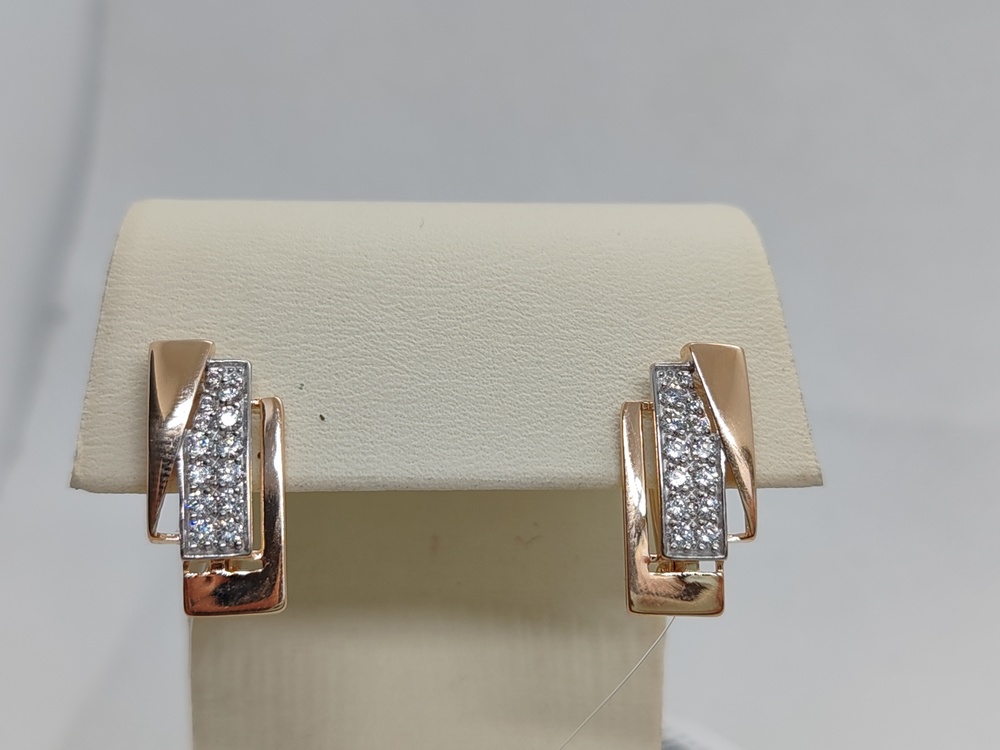 СЕРЬГИ С КАМНЯМИ (Au 585)