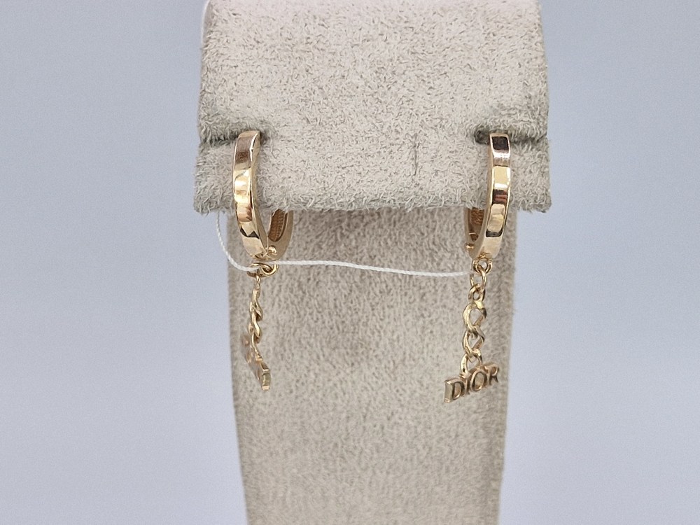 СБКМ585 СЕРЬГИ БЕЗ КАМНЯ (Au 585)