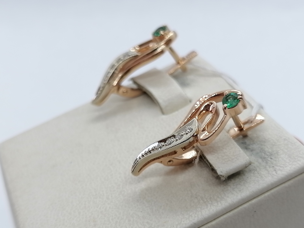 СЕРЬГИ БРИЛЛИАНТ (Au 585)