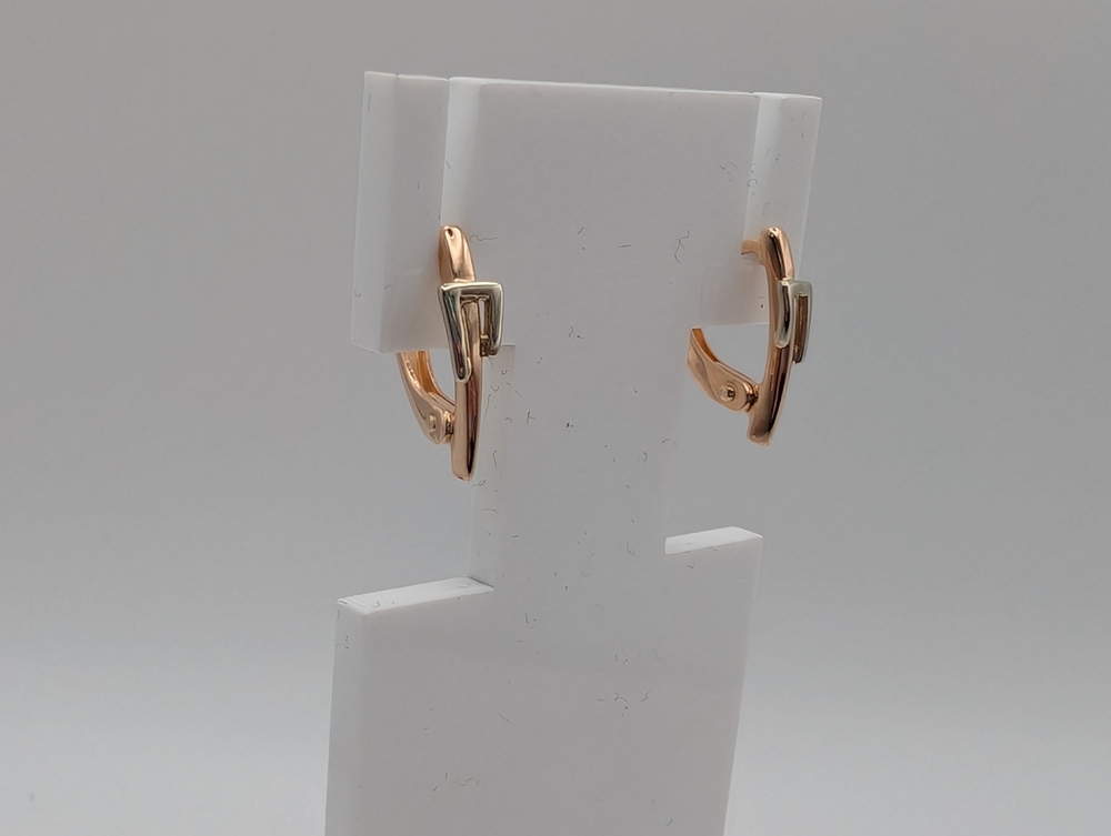 СЕРЬГИ БЕЗ КАМНЯ (Au 585)