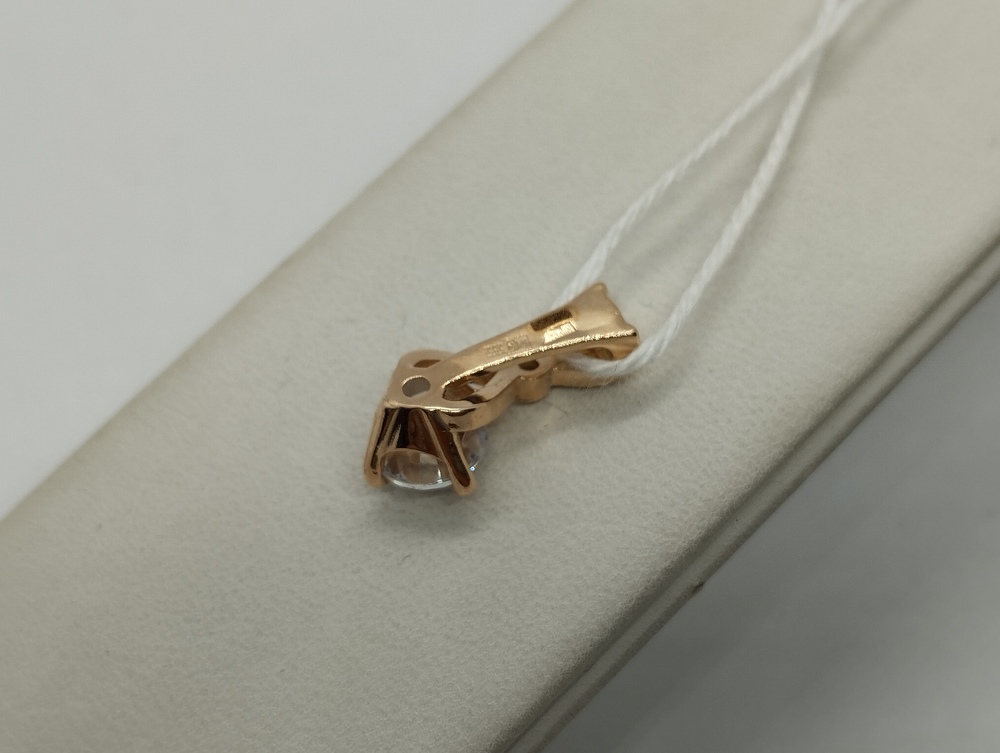 ПОДКМИ585 ПОДВЕСКА С КАМНЯМИ (Au 585)