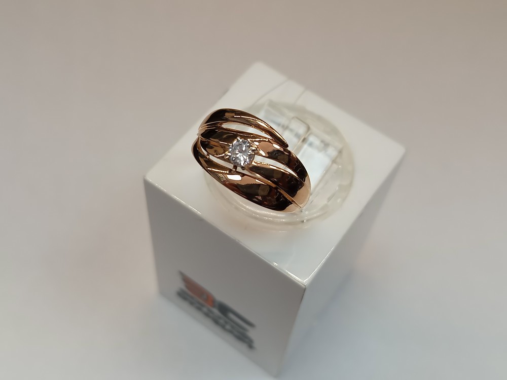 КОЛЬЦО С КАМНЕМ (Au 585)