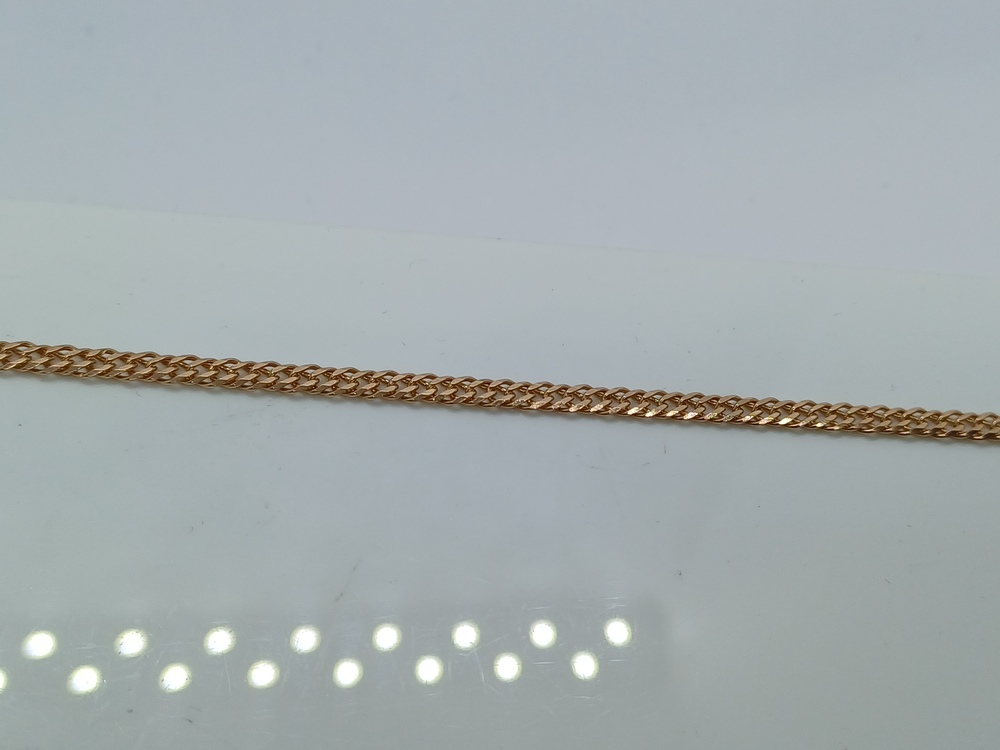 БРАСЛЕТ ПОЛНОВЕСНЫЙ Ромб двойной Au 585