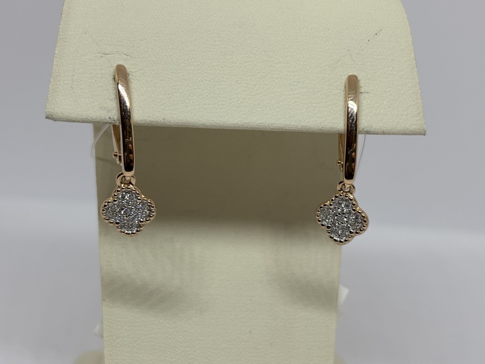 СЕРЬГИ С КАМНЯМИ (Au 585)