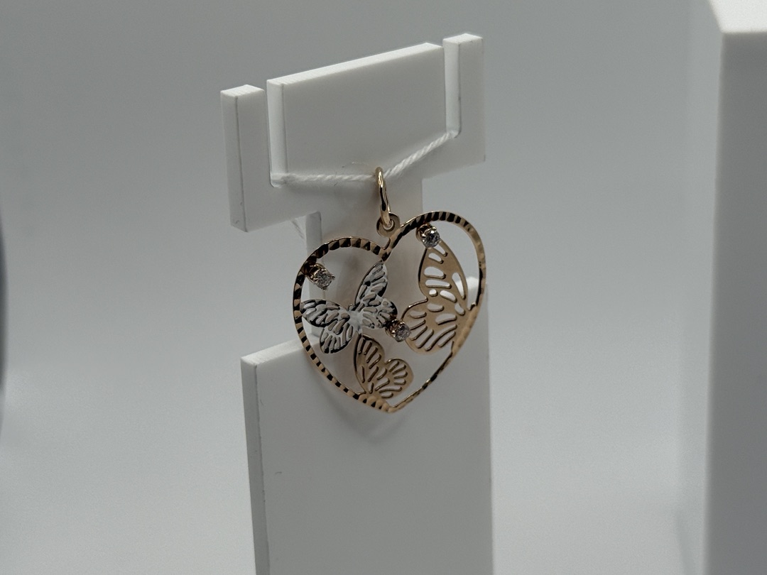 ПОДКМИ585 ПОДВЕСКА С КАМНЯМИ (Au 585)