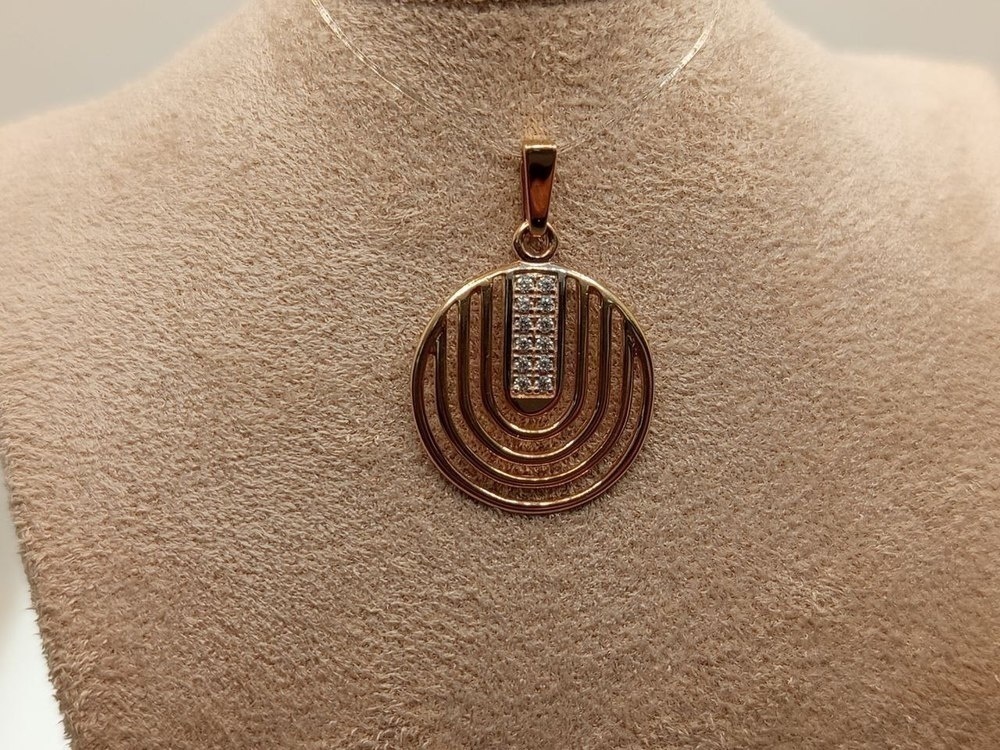 ПОДВЕСКА С КАМНЯМИ (Au 585) ПОДВЕСКА С КАМНЯМИ (Au 585)