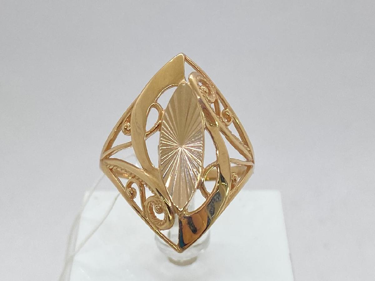 4092а КОЛЬЦО БЕЗ КАМНЯ (Au 585)