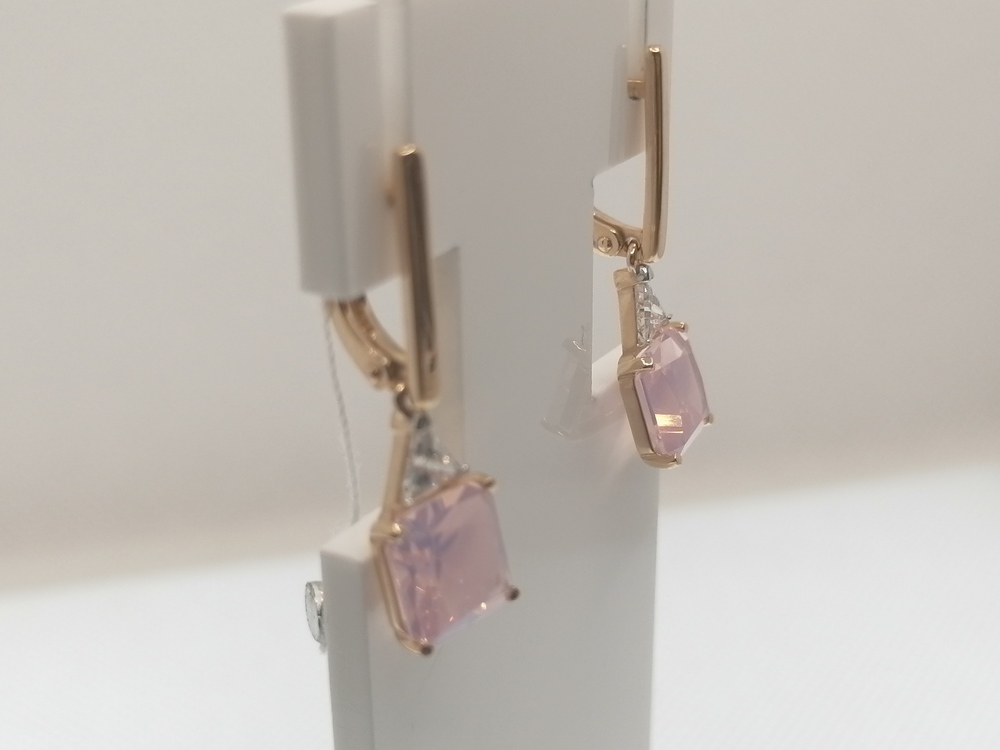 СЕРЬГИ С КАМНЯМИ (Au 585)