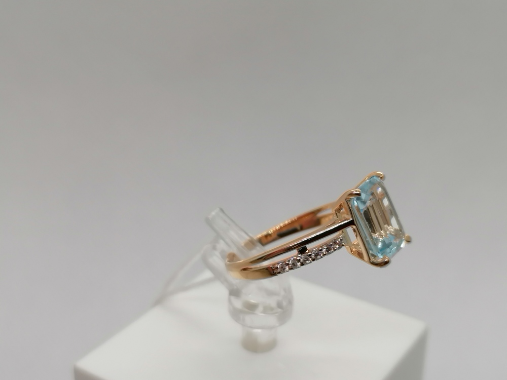 КОЛКМИ585 КОЛЬЦО С КАМНЯМИ (Au 585)