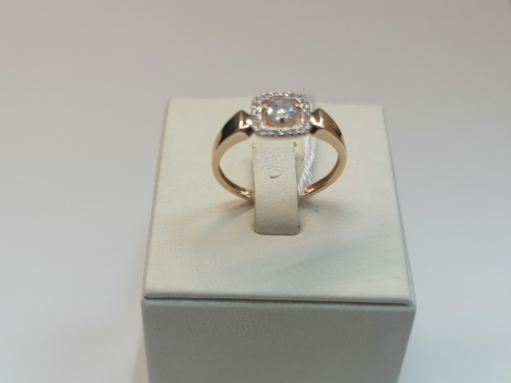 КОЛКМИ585 КОЛЬЦО С КАМНЯМИ (Au 585)