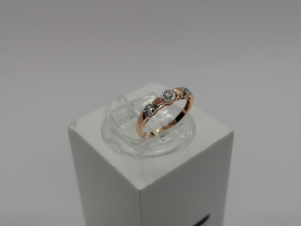 КОЛЬЦО БРИЛЛИАНТ Au 585