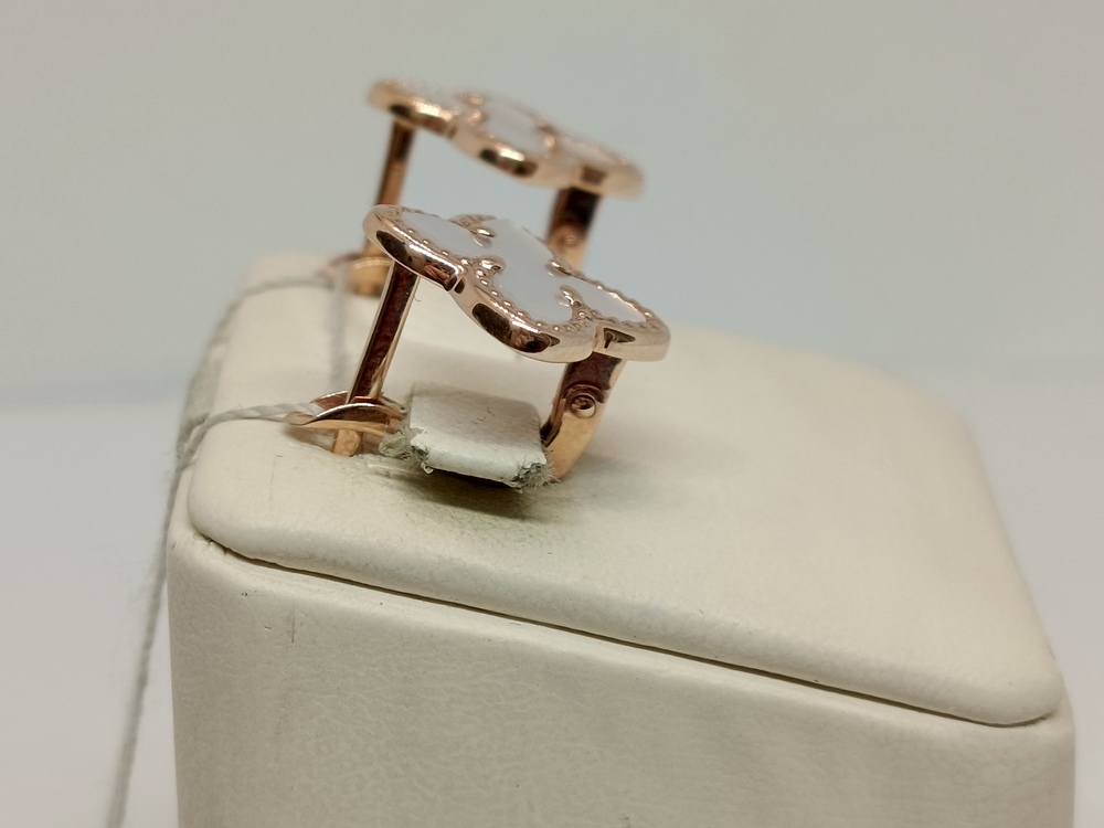 СЕРЬГИ ПЕРЛАМУТР (Au 585)