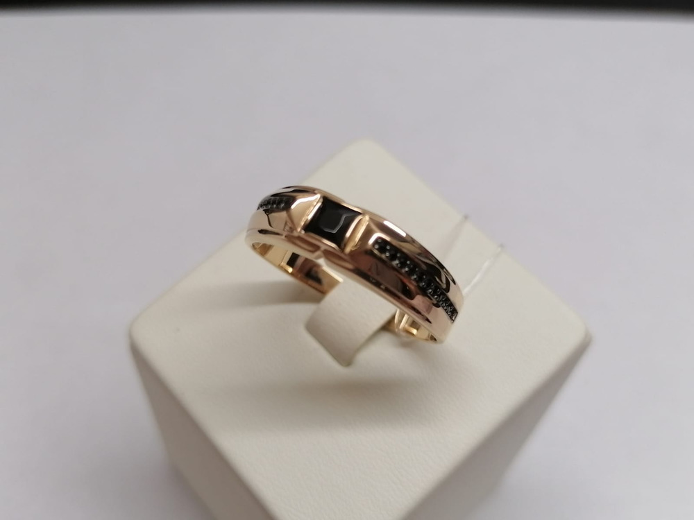 018408 КОЛЬЦО С КАМНЯМИ (Au 585)