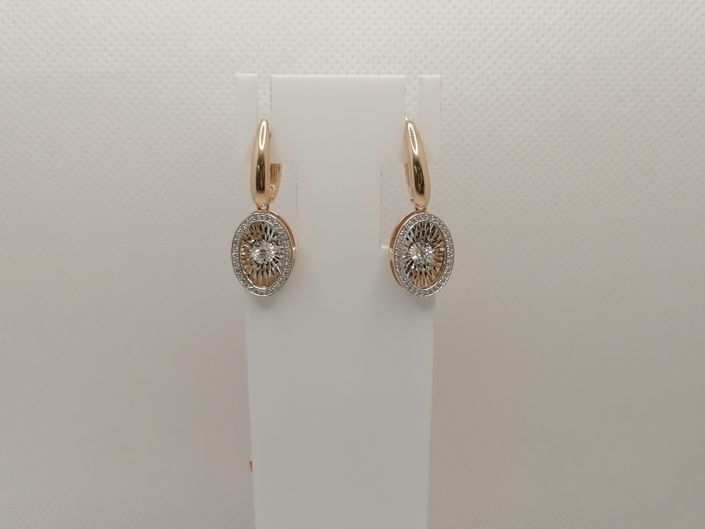 02-11-5498-31-00 СЕРЬГИ БРИЛЛИАНТ (Au 585)