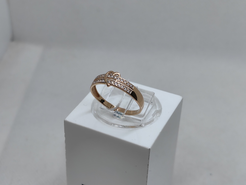 КОЛКМИ585 КОЛЬЦО С КАМНЯМИ (Au 585)