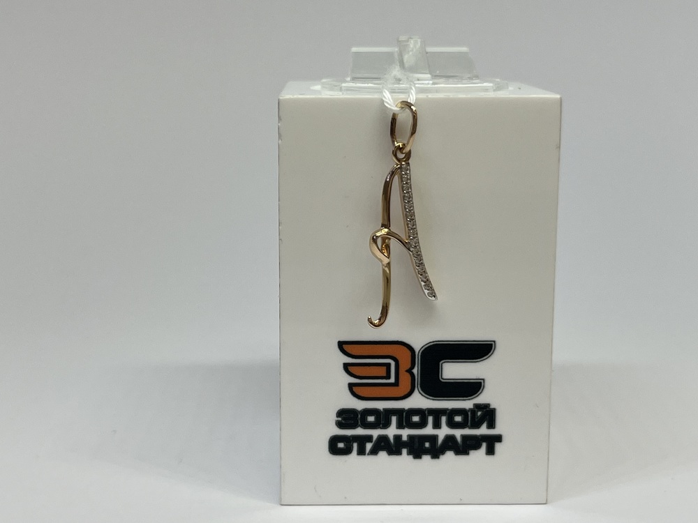 ПОДВЕСКА БУКВА А Au 585