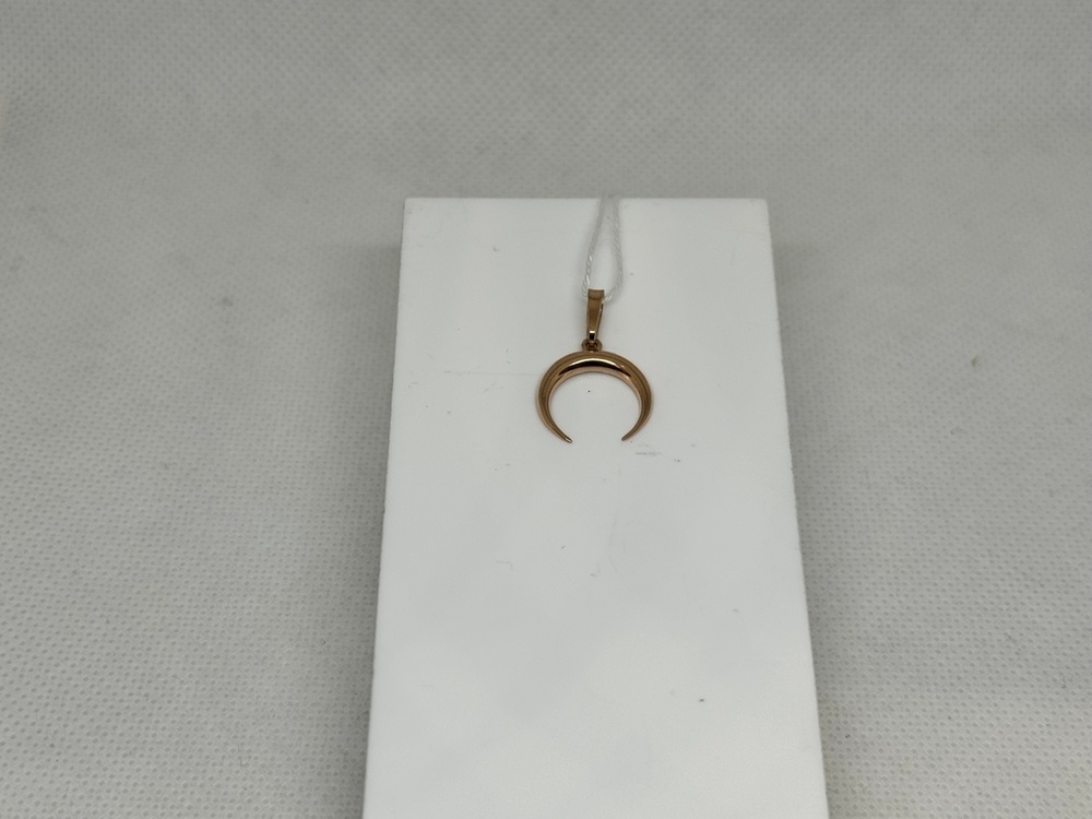 ПОДПБК585 ПОДВЕСКА ПОЛУМЕСЯЦ БЕЗ КАМНЯ (Au 585)