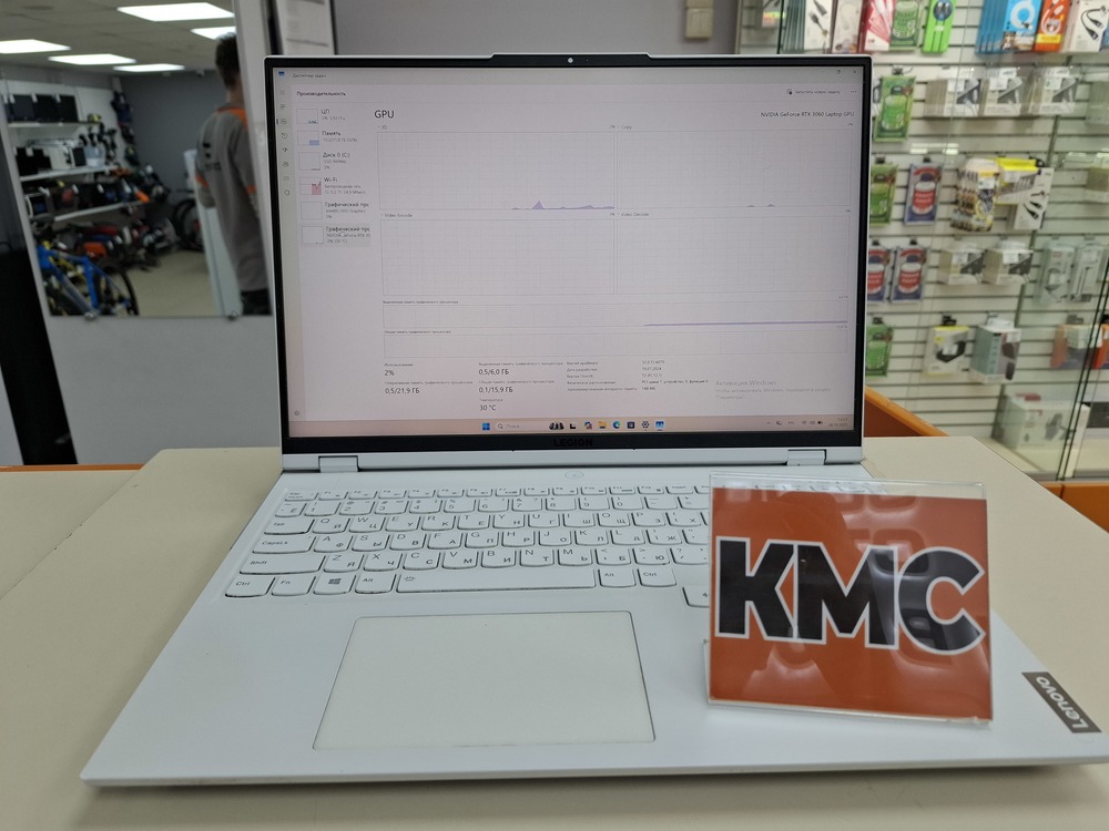 Ноутбук Lenovo legion 5 pro 16ith6h; Core i7-11800H, GeForce RTX 3060, 32 Гб, 1 Tb, Нет