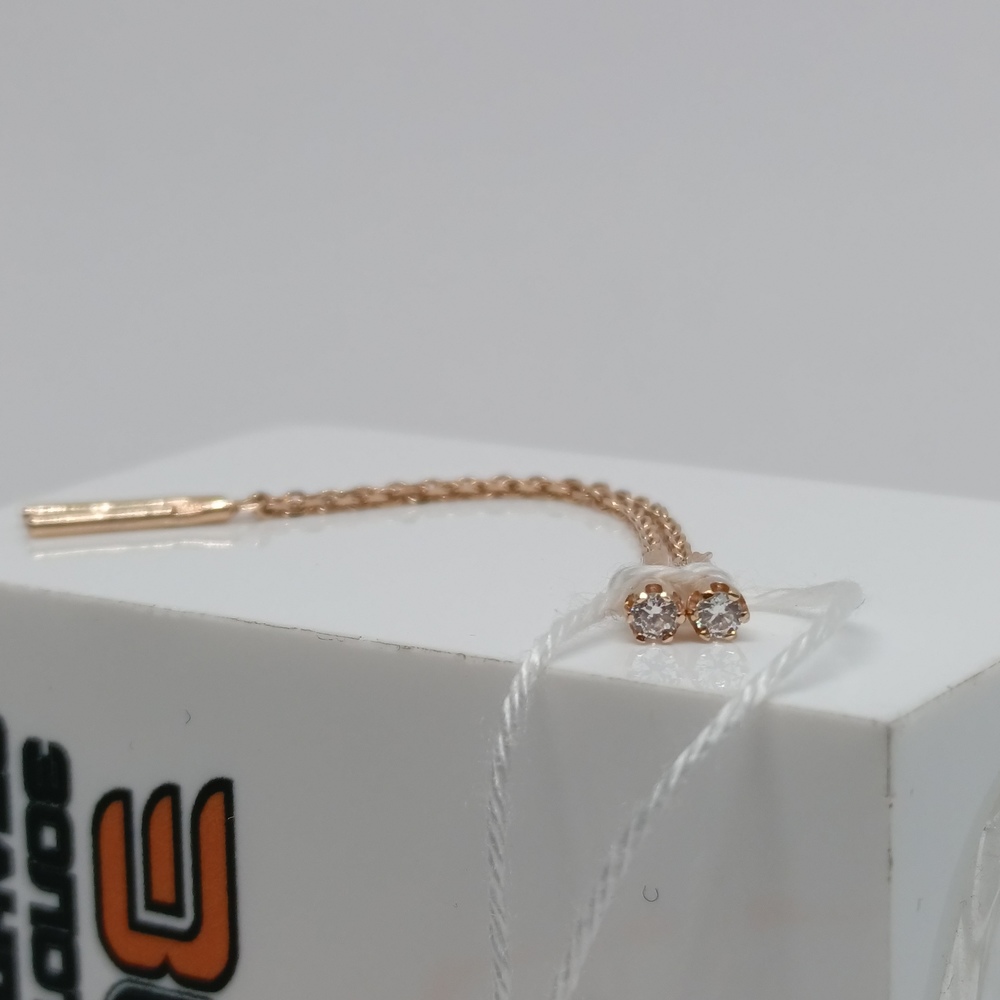 СЕРЬГИ ПРОДЕВКИ (Au 585)