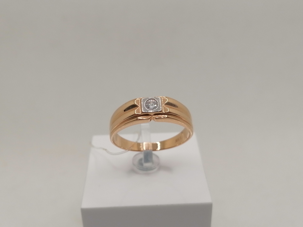 018473 КОЛЬЦО С КАМНЕМ (Au 585)