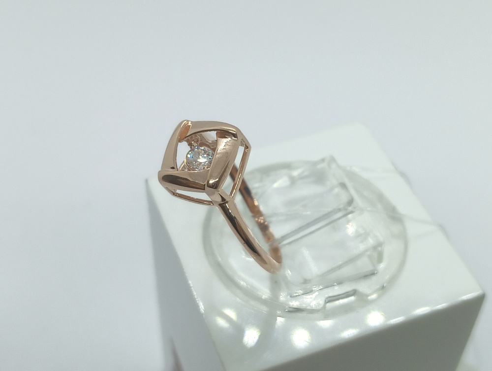 КОЛЬЦО С КАМНЕМ (Au 585)