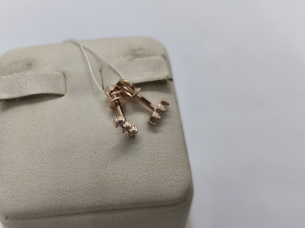 СЕРЬГИ ПУСЕТЫ (Au 375)