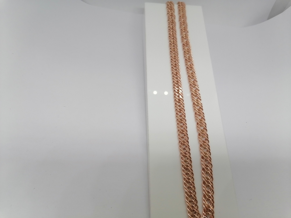 ЦЕПЬ ПУСТОТЕЛАЯ Ромб тройной (Au 585)