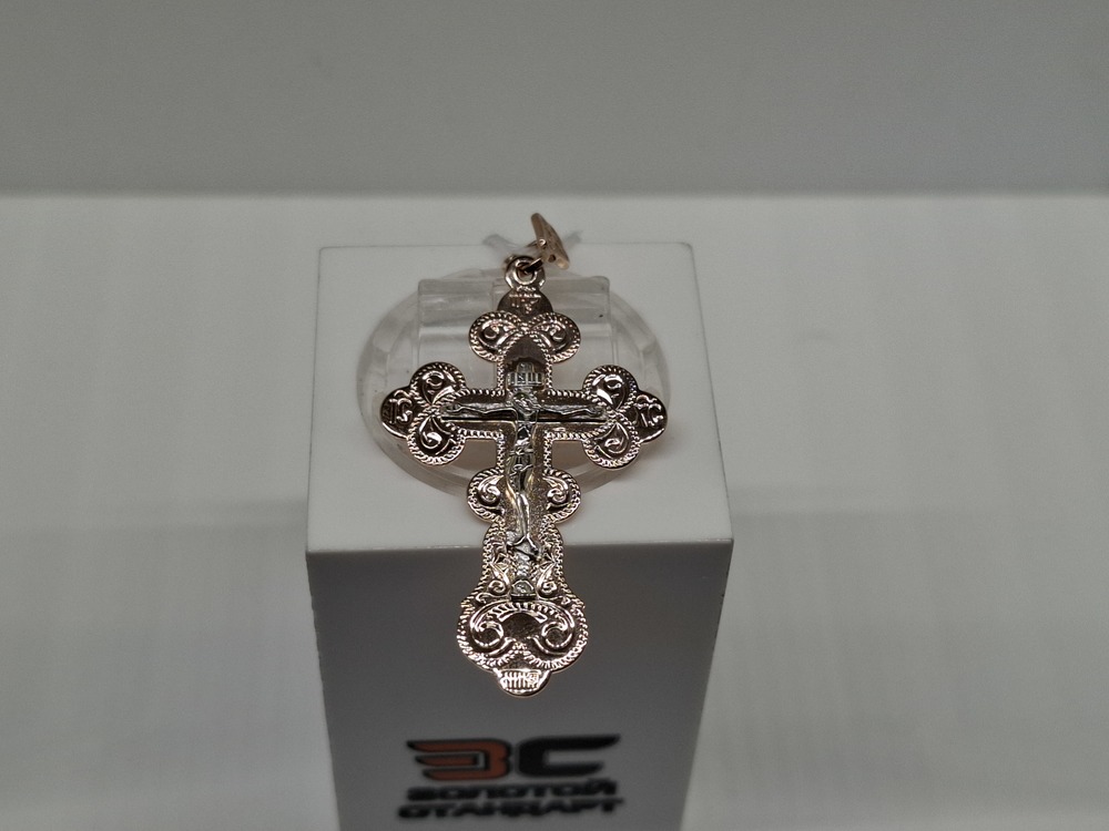 ПОДВЕСКА КРЕСТ БЕЗ КАМНЯ (Au 585)