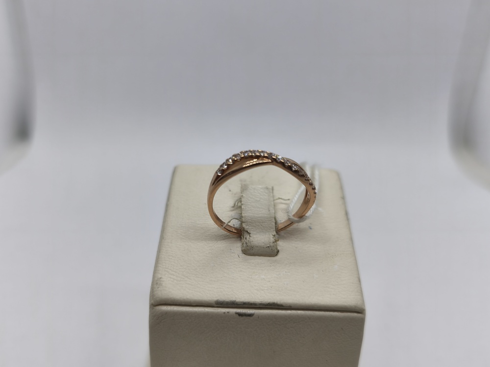 КОЛЬЦО С КАМНЯМИ (Au 585)