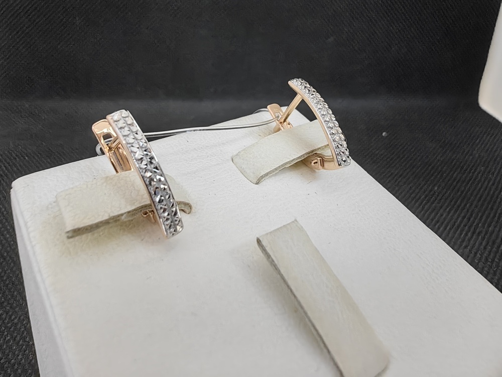 СЕРЬГИ БЕЗ КАМНЯ (Au 585)