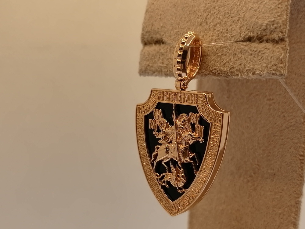 ПОДВЕСКА ИКОНА с камнем (Au 585)