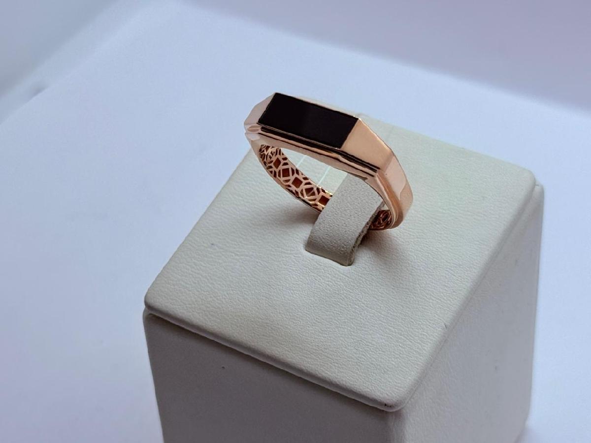 КОЛЬЦО ПЕЧАТКА с камнем (Au 585)