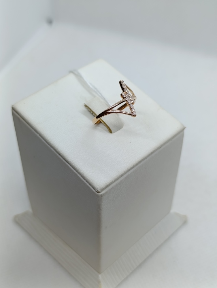 КОЛКМИ585 КОЛЬЦО С КАМНЯМИ (Au 585)