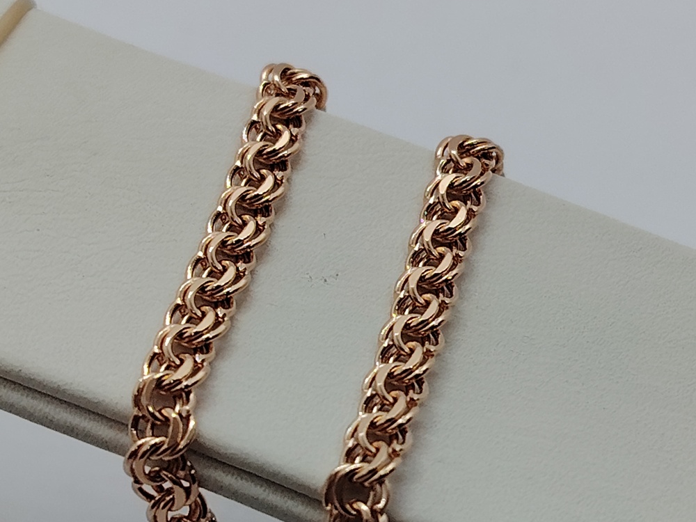 ЦЕПЬ ПУСТОТЕЛАЯ Бисмарк (Au 585)