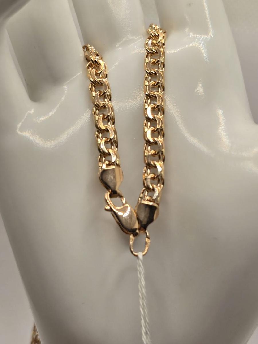 ЦЕПЬ ПОЛНОВЕСНАЯ Бисмарк (Au 585)