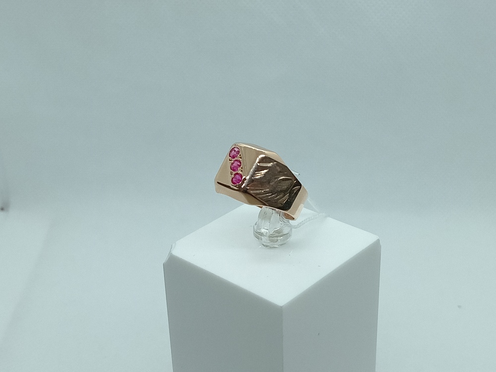 ПЕЧАТКА С КАМНЯМИ (Au 583)