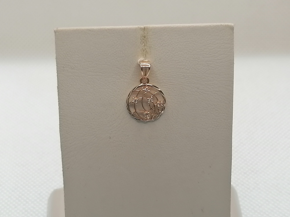 ПОДКМИ585 ПОДВЕСКА С КАМНЯМИ (Au 585)