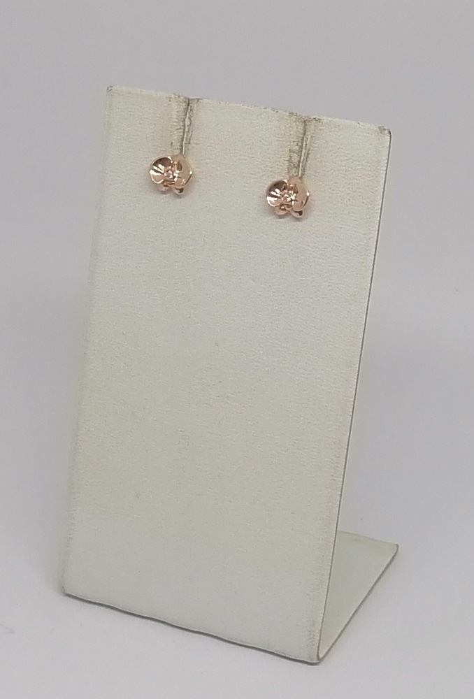 СЕРЬГИ ПУСЕТЫ с камнем (Au 585)