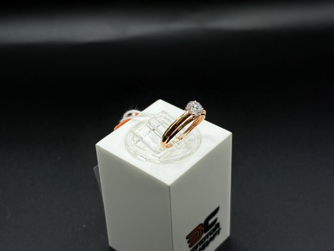 КОЛКМ585 КОЛЬЦО С КАМНЕМ (Au 585)