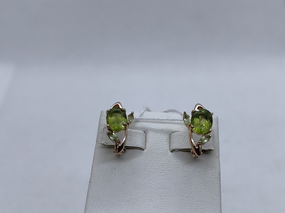 СЕРЬГИ С КАМНЯМИ (Au 585)