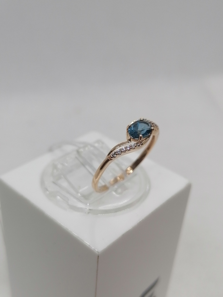 КОЛКМИ585 КОЛЬЦО С КАМНЯМИ (Au 585)