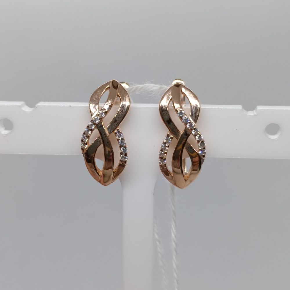 СЕРЬГИ С КАМНЯМИ (Au 585)