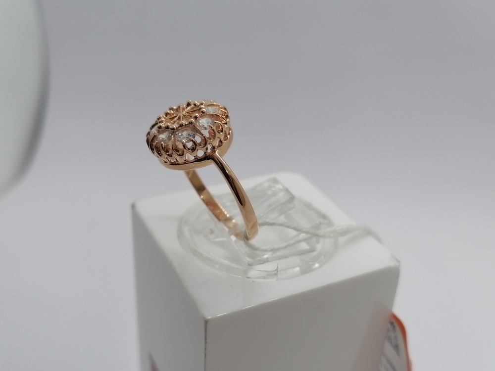 КОЛКМИ585 КОЛЬЦО С КАМНЯМИ (Au 585)