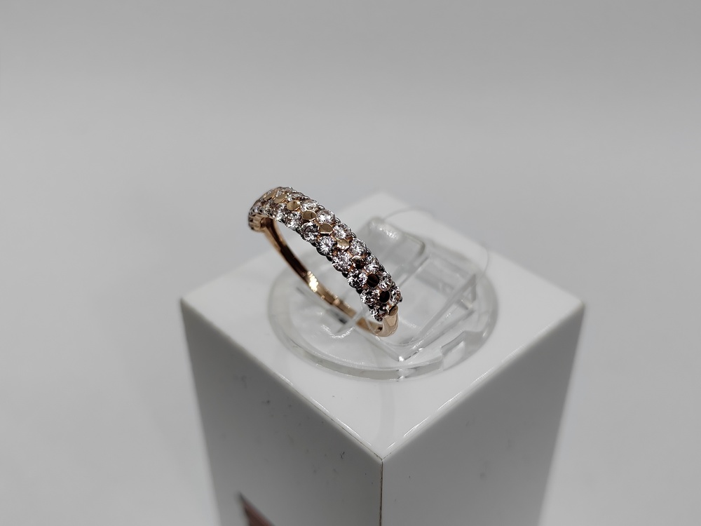 КОЛЬЦО С КАМНЯМИ (Au 585) КОЛЬЦО С КАМНЯМИ (Au 585)