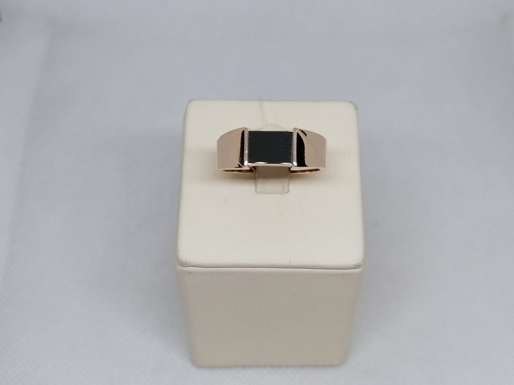 КОЛЬЦО ПЕЧАТКА с камнем (Au 585)