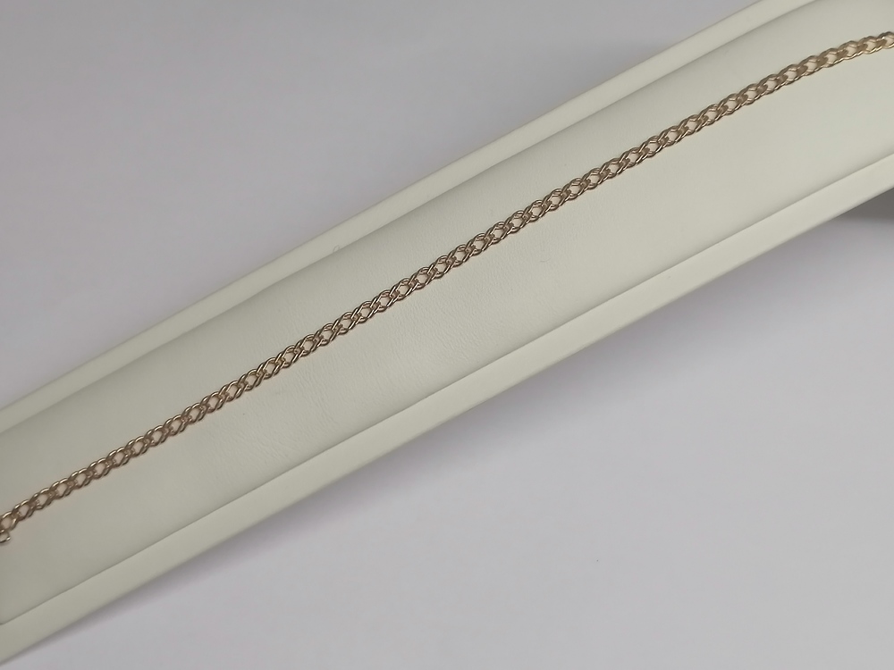 БРАСЛЕТ ПОЛНОВЕСНЫЙ Ромб двойной Au 585